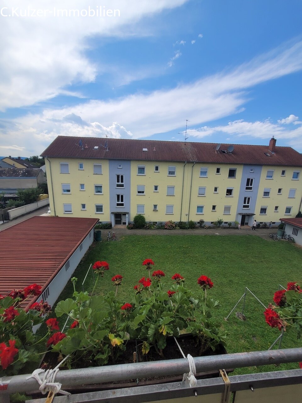 Ausblick Balkon